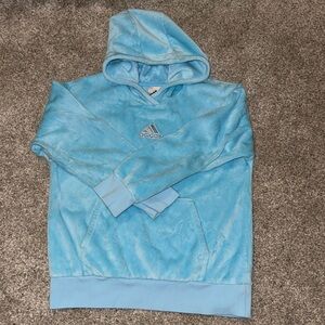 Adidas soft fuzzy pullover size 14